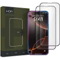Hofi iPhone 16 Pro Max Hofi Premium Pro+ Skærmbeskyttelse Hærdet Glas - 9H - 2 Stk. - Sort Kant