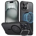 ESR Classic Hybrid (HaloLock) ESR-kasse med stativ til iPhone 16 (sort)