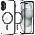 TechProtection iPhone 16 Tech-Protect MagFlex Cover - MagSafe-kompatibelt - klar / sort