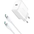 JOYROOM power charger JR-TCF24 with C-C cable 30W 1m (white)