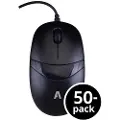 Acutek Wired Standard Mouse M20w 50-pcs Usb Type-a