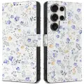 Tech-Protect Samsung Galaxy S25 Ultra Tech-Protect Pungetui med Magnet og Stativ - Forårsblomster