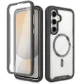 Tech-Protect Samsung Galaxy S25 Tech-Protect Defense360 cover med skærmbeskyttelse - MagSafe-kompatibel - Sort
