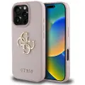 GUESS Pu Grained 4g Metal Logo Iphone 16 Pro Telefon Etui