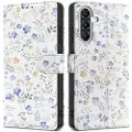 Tech-Protect Samsung Galaxy A36 Tech-Protect Pung Cover med Magnet og Stativ - Forårsblomster