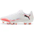 Puma FUTURE 8 PLAY FG/AG Football Boots Women, Shoes, White/Black/Glowing Red, 39
