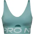 Nike Pro Indy Plunge-sports-bh med medium støtte og indlæg til kvinder - grøn