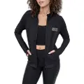 DKNY DKNYtil kvinder. DP5J9616 Logo jakke sort (S), Casual, Sport, Multisport, Polyester