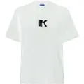 Karl Lagerfeld Karl Lagerfeldtil mænd. A3M17057 Hvid T-shirt med logo (S), Casual, Bomuld, Korte ærmer