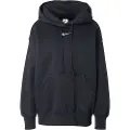 Nike Oversized Nike Sportswear Phoenix Fleece-pullover-hættetrøje til kvinder - sort
