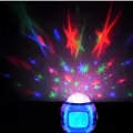 24hShop Stjerneprojektor med vækkeur og LED-lys