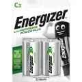 Energizer Recharge Power Plus genopladelige LR14/C-batterier 2500mAh - 2 stk.