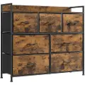 24hShop Sofabord med hævet top og åben/skjult opbevaring, 60 x 100 x (48-62) cm - Rustik brun / Sort