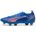 Puma ULTRA 6 MATCH MxSG Football Boots Unisex, Shoes, Ultra Blue/White/Glowing Red, 47