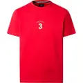 Hackett London Hackett Londontil mænd. HM5000020 Heritage T-shirt Nbr rød (S), Casual, Bomuld, Korte ærmer