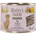Rosie's Farm Single Meat Adult 6 x 195 g - Kalkun & Ris
