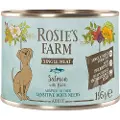 Rosie's Farm Single Meat Adult 6 x 195 g - Fisk & Ris