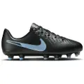 Nike Jr. Tiempo Legend 10 Club-fodboldstøvler (low-top) til flere underlag til mindre/større børn - sort