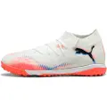 Puma FUTURE 8 MATCH TT Football Boots Women, Shoes, White/Black/Glowing Red, 36