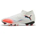 Puma FUTURE 8 PRO FG/AG Football Boots Women, Shoes, White/Black/Glowing Red, 38