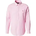 Ralph Lauren Polo Ralph Laurentil mænd. 710886462005 Custom Fit oxfordskjorte med stretch i pink (M), Casual, Bomuld, Klassisk, Lange ærmer