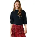 Pepe Jeans Pepe Jeanstil kvinder. PL7000016 Charil marineblå trøje (L), Casual, Akryl
