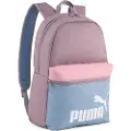 Puma Phase Colour-block Backpack, Accessories, Plum Jam/Cool Blue/Colorblock, OSFA
