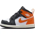 Jordan 1 Mid-sko til babyer/småbørn - Orange