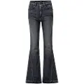 Salsa Jeans Faith Lateral Detail Push In Flare Fit Jeans