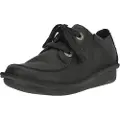 Clarks Clarkstil kvinder. 20306639 Funny Dream sorte lædersko (37.5), 1-3 cm, Blonder, Casual