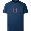 Hackett London Hackett Londontil mænd. HM5000023 Heritage H Ss T-shirt navy (S), Blå, Casual, Bomuld, Korte ærmer