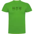 Kruskis Sleep Eat And Ski T-shirt Med Korte ærmer