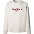Pepe Jeans Pepe Jeanstil mænd. PM5800011 Sweatshirt Macbeth Plain off-white (XXL), Hvid, Casual, Bomuld