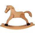 Spring Copenhagen - Trædekoration Rocking Horse 51 cm - Natur - Legetøj & tilbehør - - Homeroom