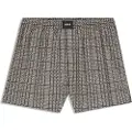 Hugo Boss BOSStil mænd. 50515464 Sæt 3 pyjamasshorts Peach sort (M), Afslappet, Bomuld