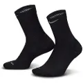 Nike Running Lightweight Micro-crewstrømper (1 par) - sort