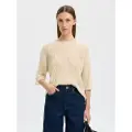 Selected Bomuldsblanding Strikket Top