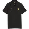 Puma Scuderia Ferrari Sportswear Polo Youth, Clothing, Black, 5-6Y