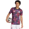 Adidas Olympique Lyonnais 25/26 Før Kampen T-shirt Med Korte ærmer