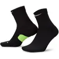 Nike Running Midweight Micro-crewstrømper (1 par) - sort
