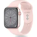 Tech-Protect Apple Watch Series 11/10/9/8/7/6/SE 3/SE Tech-Protect Silikonerem - 40mm/41mm/42mm - Lyserød
