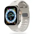 Tech-Protect Apple Watch Series Ultra 3/2/Ultra/11/10/9/8/SE 3/(2022)/7/SE/6/5/4/3/2/1 Tech-Protect IconBand Line Silikonerem - 49mm/46mm/45mm/44mm/42mm - Starlight
