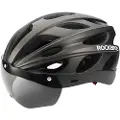 RockBros Cykelhjelm med briller Rockbros TT-16 (sort)