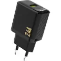 Dudao USB-vægoplader 2,4A – Sort