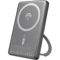 Dudao powerbank 5000mAh med MagSafe, 20W PD og stativ – Grå