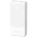 Dudao Powerbank 20.000 mAh 2,4 A med 2 × USB-A – Hvid