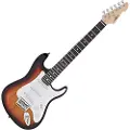 Gear4Music 3/4 LA Elektrisk Guitar fra Sunburst