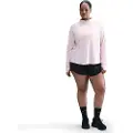 Nike Tempo Dri-FIT-løbeshorts med mellemhøj talje og indershorts (8 cm) til kvinder (plus size) - sort
