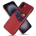 Mtp Products iPhone 17 KSQ Cover med Kortholder - Rød