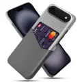 Mtp Products iPhone Air KSQ Cover med Kortholder - Grå